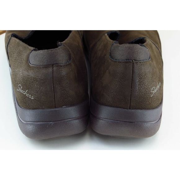 Skechers Size 7.5 M Brown Round Toe Flats Synthetic Women - Picture 5 of 8